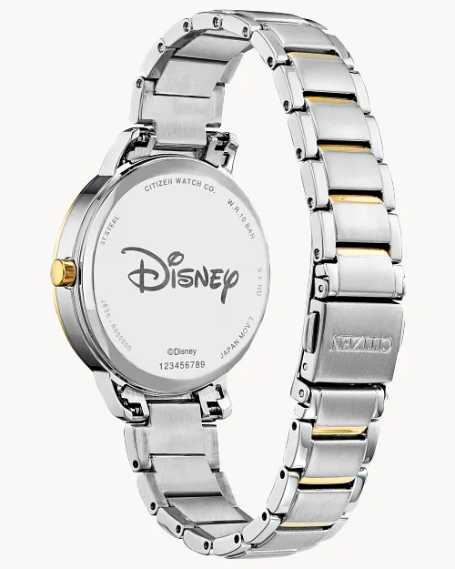 Mickey Crystal Silver-Tone Dial Stainless Steel Bracelet FE7044 Mickey Crystal Silver-Tone Dial Stainless Steel Bracelet FE7044